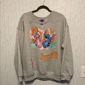 Disney Lilo and Stitch Women's Sweatshirt featuring Stitch & Angel Size XXL NWT